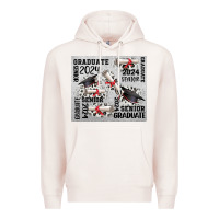 Pale Pink senior 2024 Premium Hoodie - CowGirlArtShop