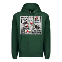 Sports Green senior 2024 Premium Hoodie - CowGirlArtShop