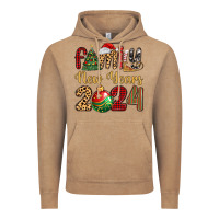 Vintage Coffee family new years 2024 Vintage Hoodie - MaliasSmallBusiness