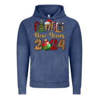 Vintage Denim family new years 2024 Vintage Hoodie - MaliasSmallBusiness