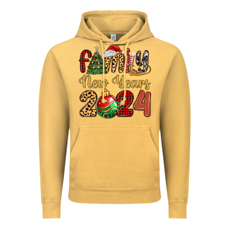 Family New Years 2024 Vintage Hoodie by MaliasSmallBusiness | Teevron