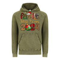 Vintage Olive family new years 2024 Vintage Hoodie - MaliasSmallBusiness