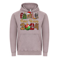 Vintage Zinc family new years 2024 Vintage Hoodie - MaliasSmallBusiness