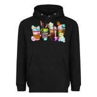 Black Easter coffee cups Easter Day Heavyweight Hoodie - CowGirlArtShop
