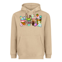 Mushroom Easter coffee cups Easter Day Heavyweight Hoodie - CowGirlArtShop