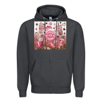 Smoke cafecito y chisme with leopard tumbler tbs Zipper Hoodie - TumblerDesignByShophia