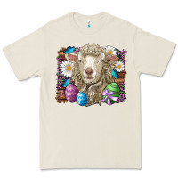 Bone easter sheep eggs butterfly daisys leopard glitter wooden Premium Tee - Artiststas