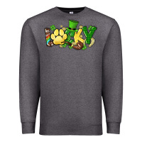 Charcoal Heather lucky pet  St. Patrick's Premium Sweatshirt - HowdyJamesFarm