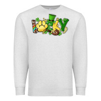 Oatmeal Heather lucky pet  St. Patrick's Premium Sweatshirt - HowdyJamesFarm
