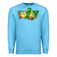 Ocean Blue lucky pet  St. Patrick's Premium Sweatshirt - HowdyJamesFarm