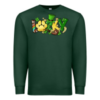 Sports Green lucky pet  St. Patrick's Premium Sweatshirt - HowdyJamesFarm