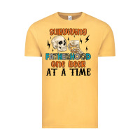 Vintage Mustard surviving fatherhood one beer at a time Vintage Tee - MaliasSmallBusiness