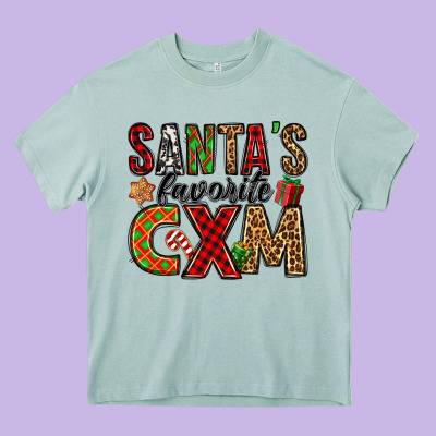 Santa's Favorite Cxm Heavy Core Tee Designed By Jasminsmagicworld