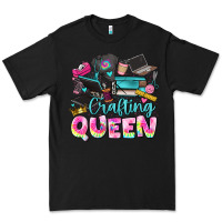 Black crafting queen Premium Tee - JahusDesignShop