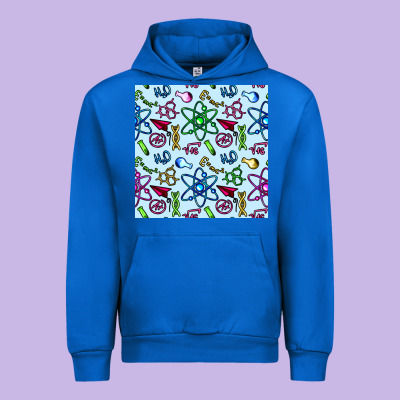 Science Teacher Seamless Pattern Urban Hoodie Designed By Bundleandbundleshop