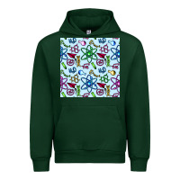 Forest Green Science Teacher Seamless Pattern Urban Hoodie - BundleAndBundleShop
