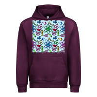 Mauve Wine Science Teacher Seamless Pattern Urban Hoodie - BundleAndBundleShop