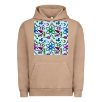 Pigment Burro Science Teacher Seamless Pattern Urban Hoodie - BundleAndBundleShop