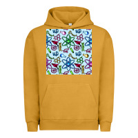 Pigment Peanut Butter Science Teacher Seamless Pattern Urban Hoodie - BundleAndBundleShop
