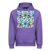 Tulip Science Teacher Seamless Pattern Urban Hoodie - BundleAndBundleShop