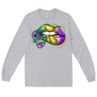 Moon Dust mardi gras lips Long Sleeve Tee - LillyAllenDesigns