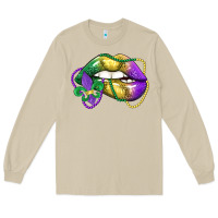 Mushroom mardi gras lips Long Sleeve Tee - LillyAllenDesigns
