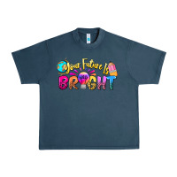 Midnight Navy your future is bright Urban Heavy Tee - NancyCooperArtShop