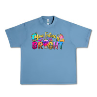 Pebble Blue your future is bright Urban Heavy Tee - NancyCooperArtShop
