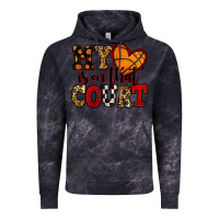 Cloud Black my heart is on that court basketball red and black Vintage Hoodie - NancyCooperArtShop