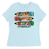 #teacherlife Pencils Ladies Tee | Teevron