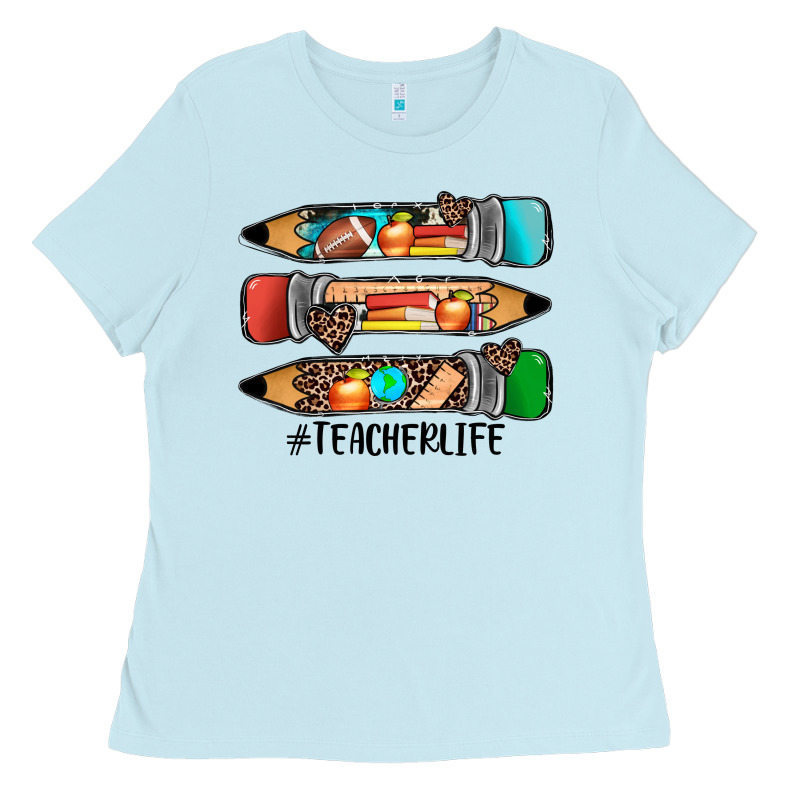 #teacherlife Pencils Ladies Tee by JahusDesignShop | Teevron
