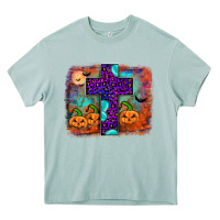 Halloween Cross Heavy Core Tee | Teevron