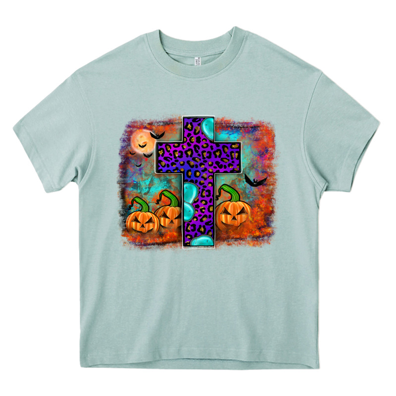 Halloween Cross Heavy Core Tee by JahusDesignShop | Teevron