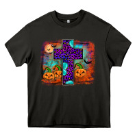 Asphalt halloween cross Heavy Core Tee - JahusDesignShop