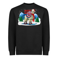Black fleece navidad alpaca mountains Heavyweight Sweatshirt - LillyAllenDesigns