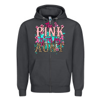 Smoke The pink is for my Aunt Cancer Awareness Zipper Hoodie - HowdyJamesFarm