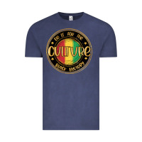 Vintage Denim do it for the culture black history Vintage Tee - MaliasSmallBusiness
