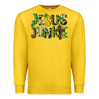 Lemon Jesus junkie St. Patrick's Premium Sweatshirt - CowGirlArtShop