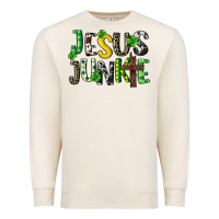 Sandshell Jesus junkie St. Patrick's Premium Sweatshirt - CowGirlArtShop