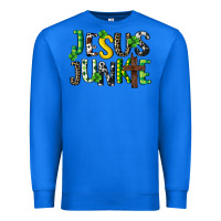 True Royal Jesus junkie St. Patrick's Premium Sweatshirt - CowGirlArtShop