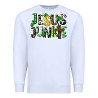 White Jesus junkie St. Patrick's Premium Sweatshirt - CowGirlArtShop