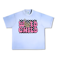 Grape Ice wild child pink skeleton Urban Heavy Tee - MaliasSmallBusiness