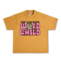Peanut Butter wild child pink skeleton Urban Heavy Tee - MaliasSmallBusiness