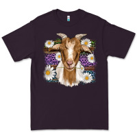 Plum easter goat daisys leopard wooden Premium Tee - Artiststas