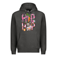 Charcoal Heather Hip hop Easter Girl Easter Day Premium Hoodie - HowdyJamesFarm