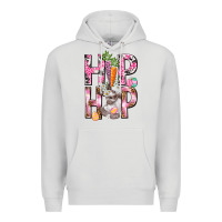 Dove Grey Hip hop Easter Girl Easter Day Premium Hoodie - HowdyJamesFarm