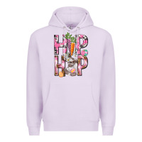 Lilac Hip hop Easter Girl Easter Day Premium Hoodie - HowdyJamesFarm