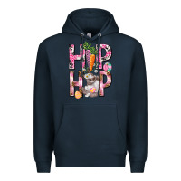 Navy Hip hop Easter Girl Easter Day Premium Hoodie - HowdyJamesFarm