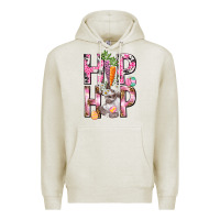 Oatmeal Heather Hip hop Easter Girl Easter Day Premium Hoodie - HowdyJamesFarm