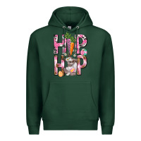 Sports Green Hip hop Easter Girl Easter Day Premium Hoodie - HowdyJamesFarm